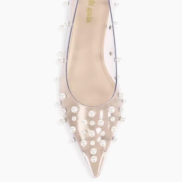 NWT Cult Gaia Roxy Pearl Vinyl Pumps - Picture 6 of 6